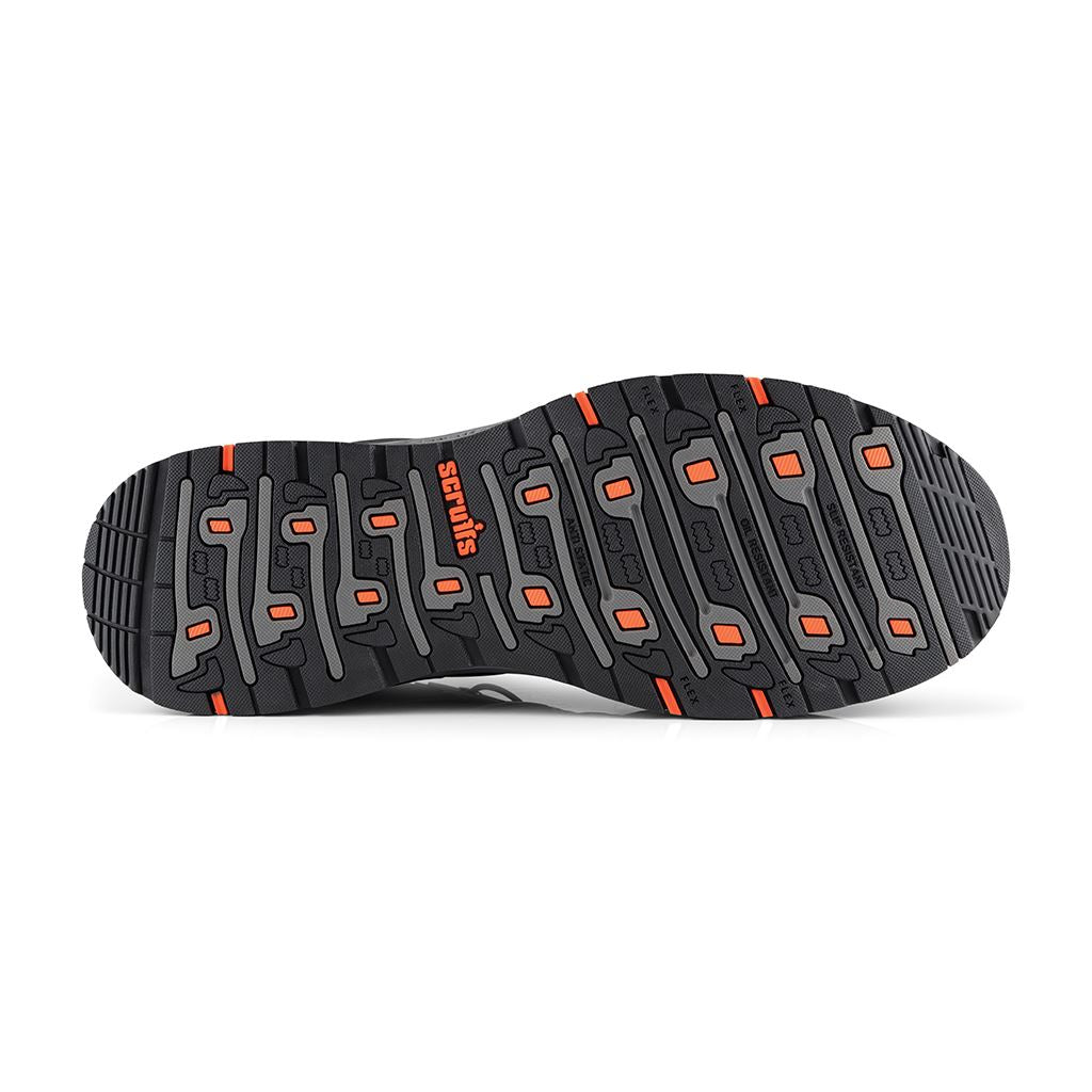 Scruffs Air Safety Trainer Black/Orange - Size 9 / 43