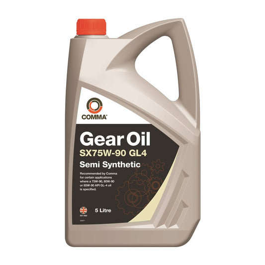 Comma Gear Oil Sx75W90 Gl-4 - 5 Litre