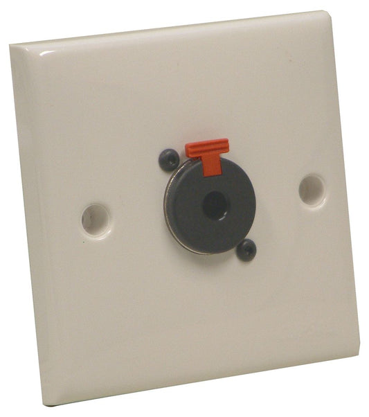 Wall Plate With 1 x Neutrik Locking Jack Socket (NJ3FP6C)