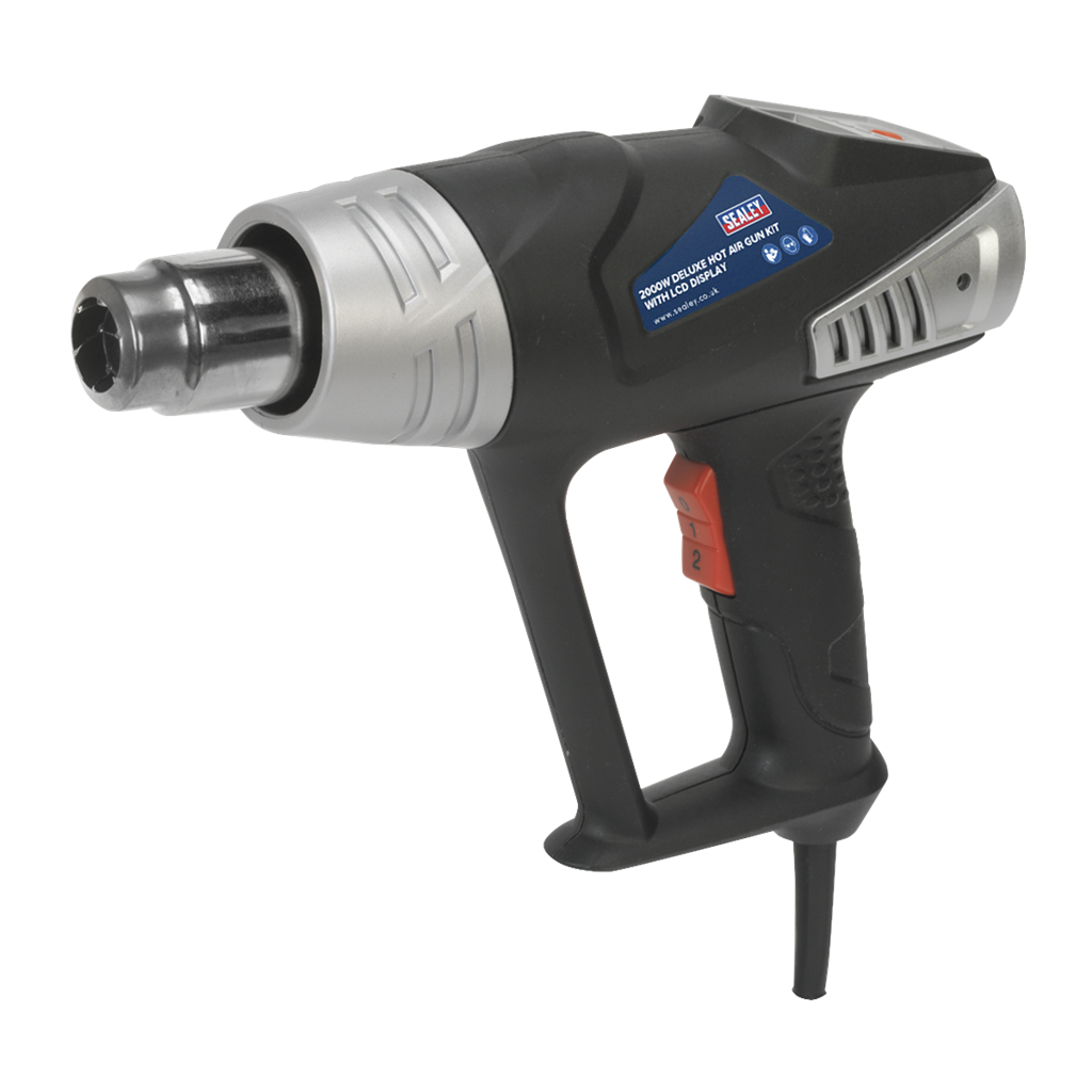 2000W Deluxe Heat Gun Kit with LCD Display 80-600&#176;C