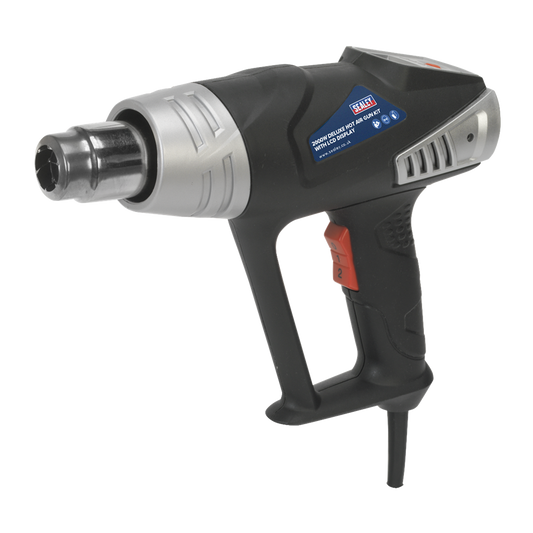 2000W Deluxe Heat Gun Kit with LCD Display 80-600&#176;C