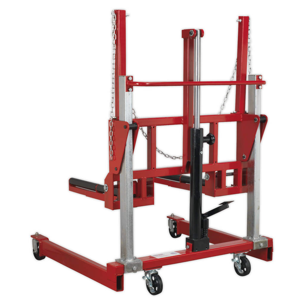 Wheel Removal Trolley with Adjustable Width 500kg Capacity