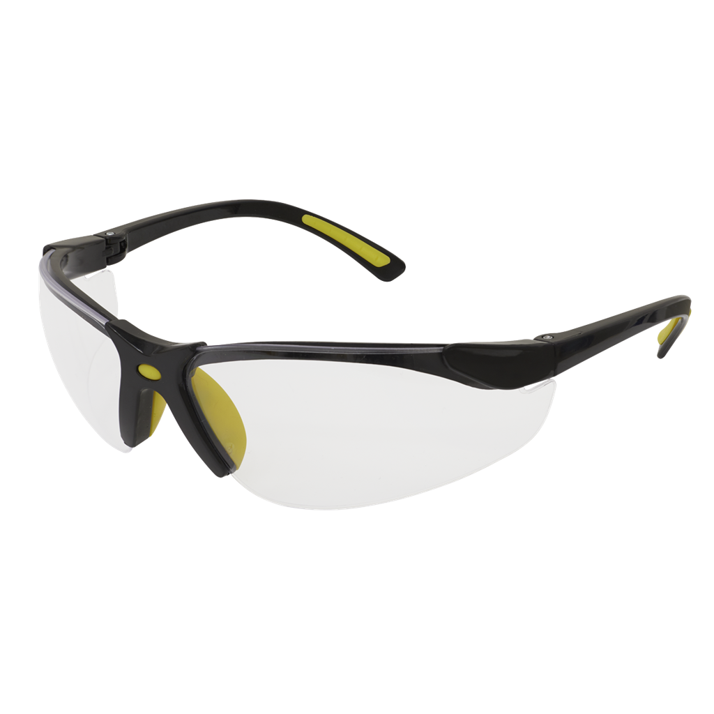 Worksafe&#174; Zante Style Clear Safety Glasses with Flexi Arms