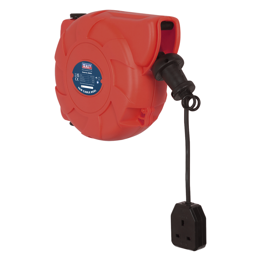 10m Retractable Cable Reel System 1 x 230V