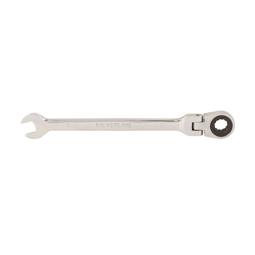 Silverline Flexible Head Ratchet Spanner - 8mm