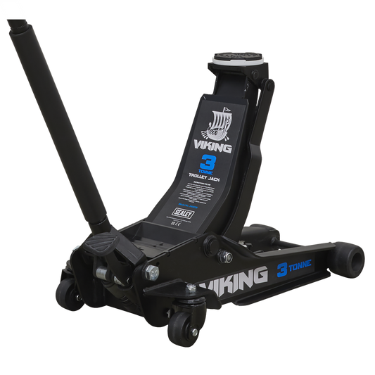 Viking Low Profile Professional Trolley Jack with Rocket Lift 3 Tonne