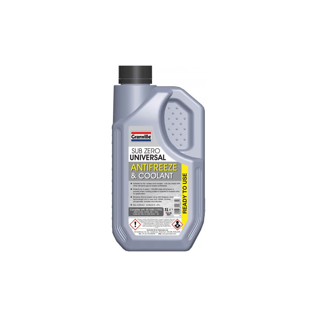 Granville Sub Zero - Rtu Universal Antifreeze - 5 Litre