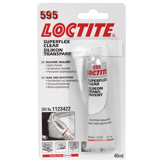 Loctite Superflex Silicone Sealant - Clear - 40ml