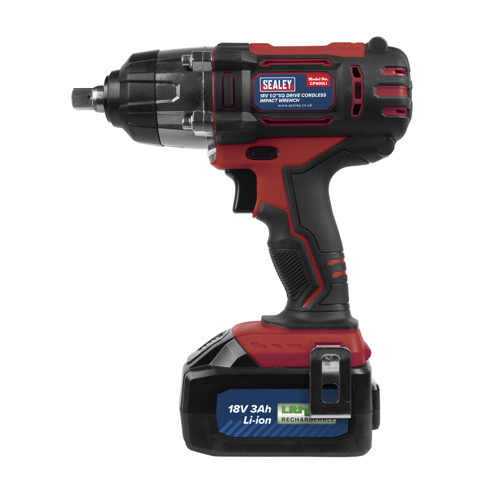 1/2"Sq Drive Cordless Impact Wrench 18V 3Ah