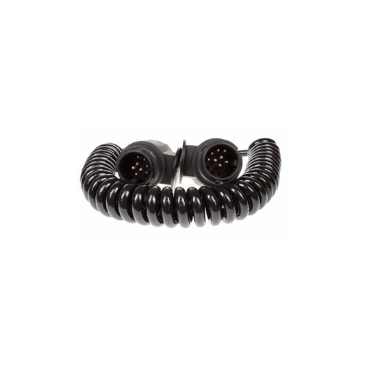 Extension Lead Curly 13 Pin 2.5m - 2 x 8 Pin Plugs (8 Core)