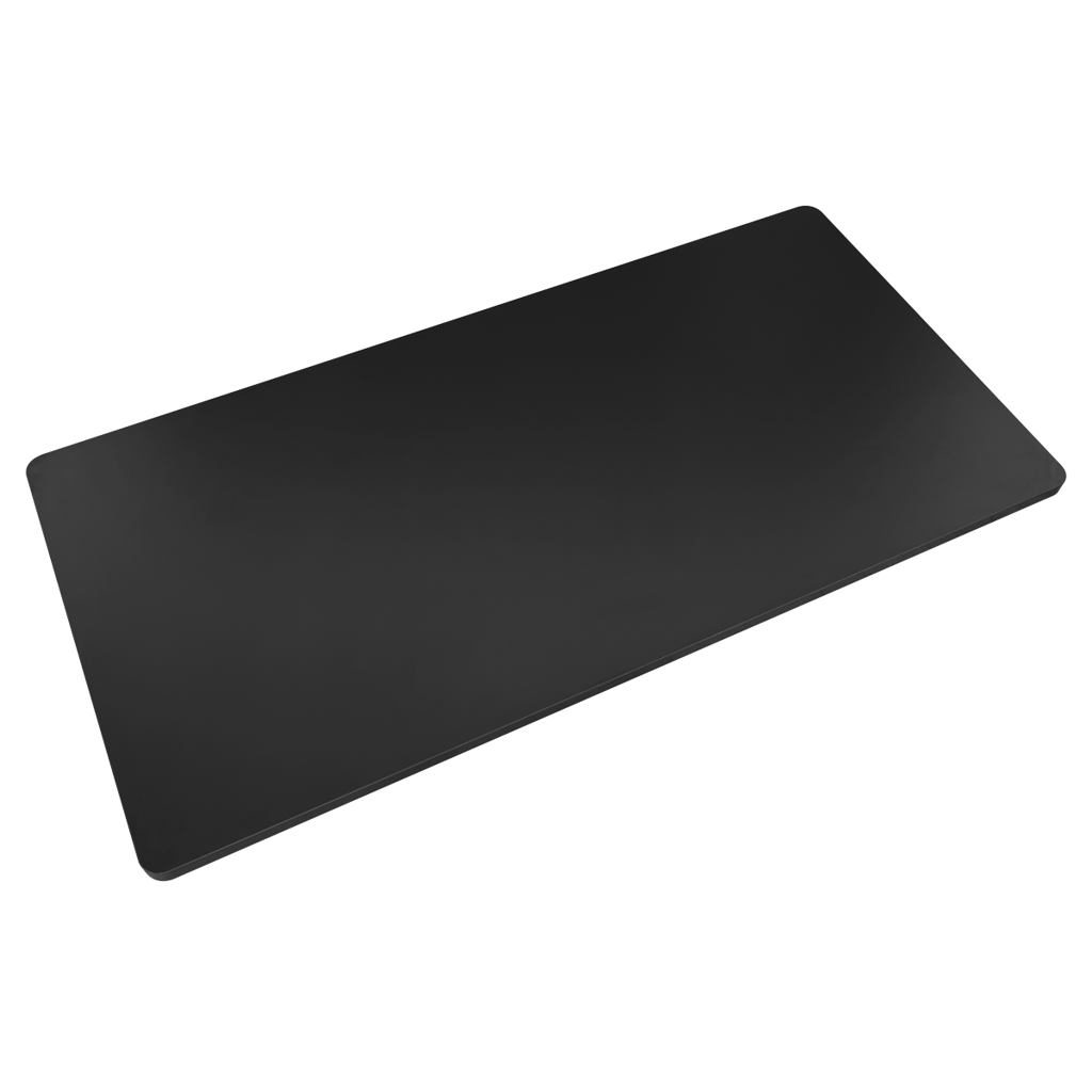 Dellonda Black Rectangular Desktop 1400 x 700mm, 1" Thickness - DH21