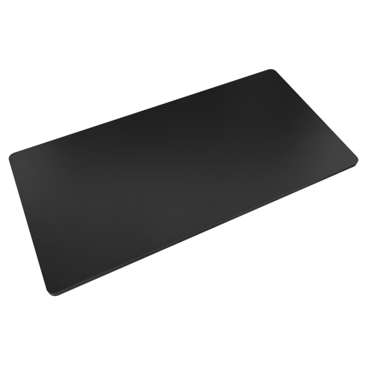 Dellonda Black Rectangular Desktop 1400 x 700mm, 1" Thickness - DH21