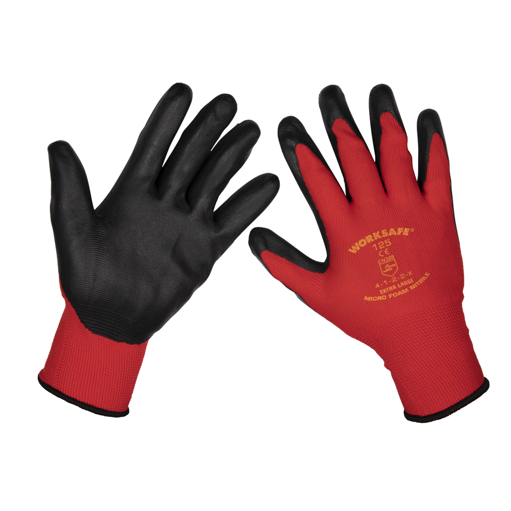 Worksafe&#174; Nitrile Foam Gloves, X-Large - Pair