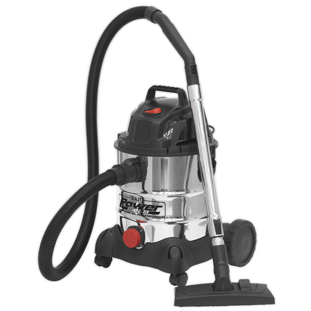 20L Vacuum Cleaner Wet & Dry Stainless Drum 1250W/230V