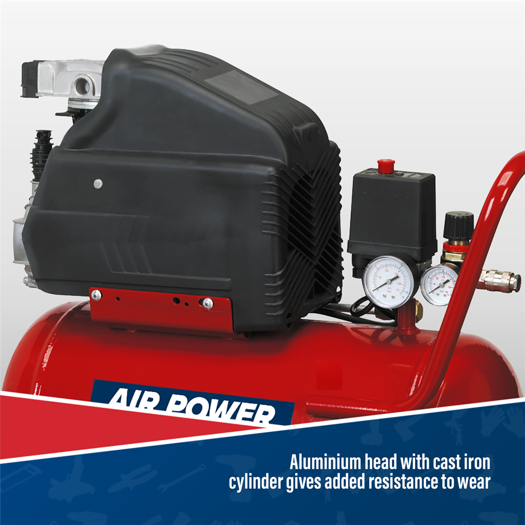 24L Direct Drive Air Compressor 1.5hp