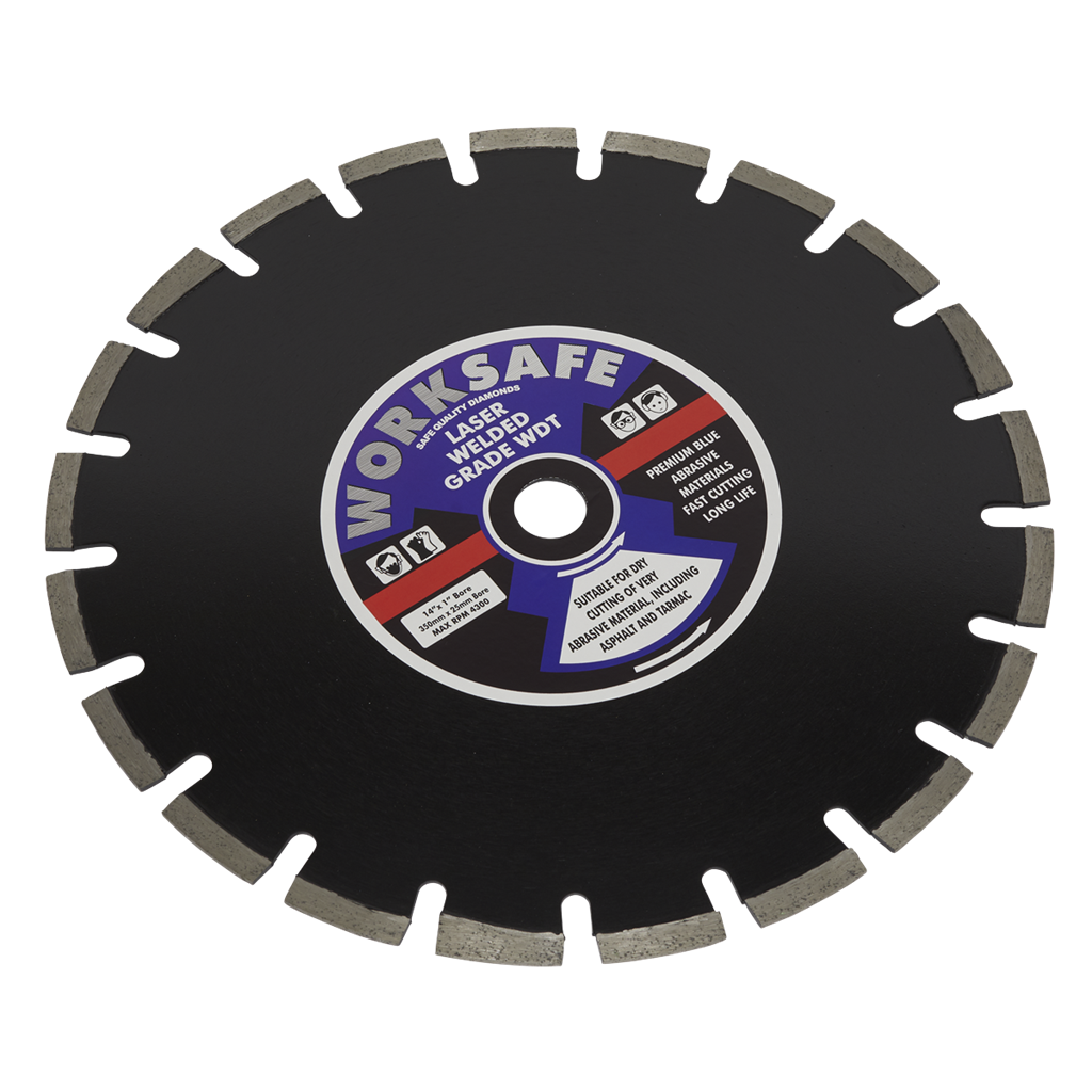 Worksafe&#174; Asphalt/Tarmac Diamond Blade 350 x 25mm