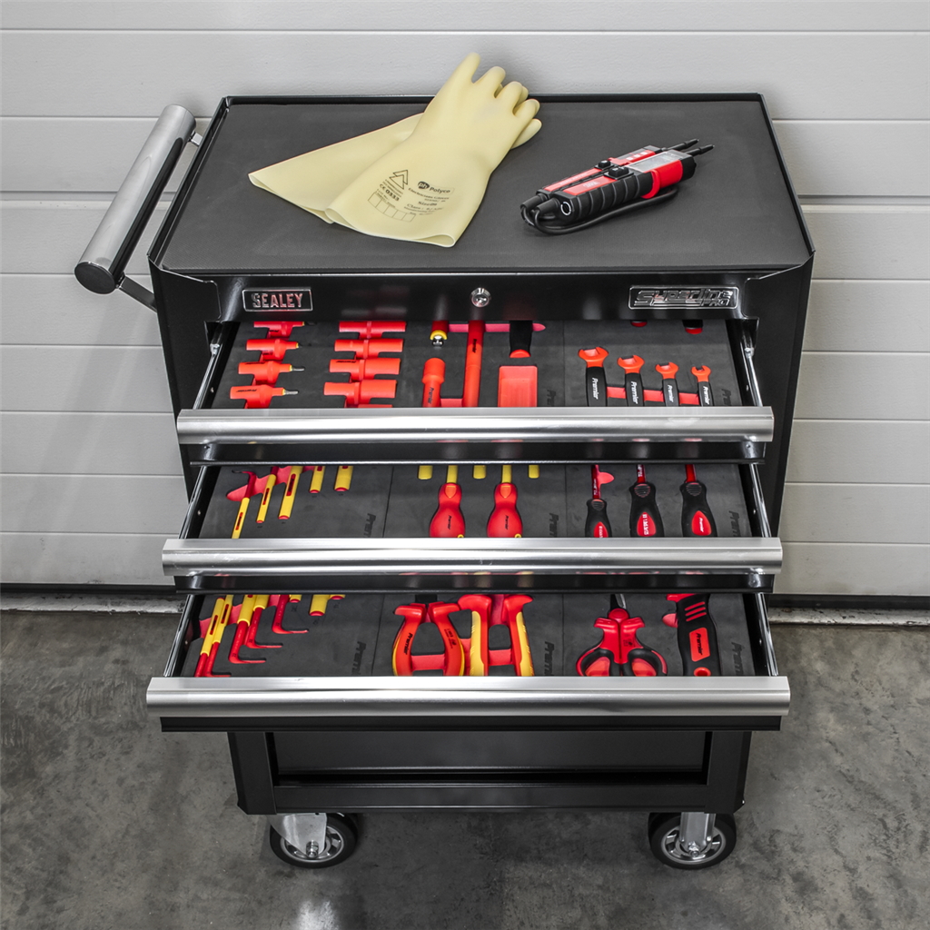 Rollcab 7 Drawer with Insulated Tool Kit 63pc