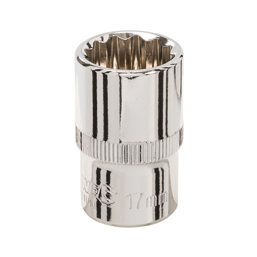 Silverline Socket 1/2" Drive 12pt Metric - 17mm