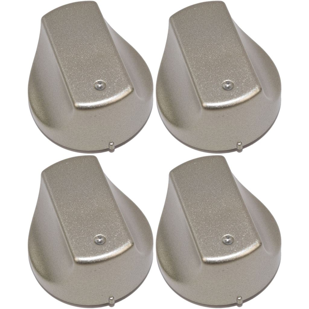 Hot-Ari ix Control Switch Knobs for Hotpoint, Ariston & Indesit Oven Cooker Hob – Pack of 4 | Compatible Replacement by Ufixt
