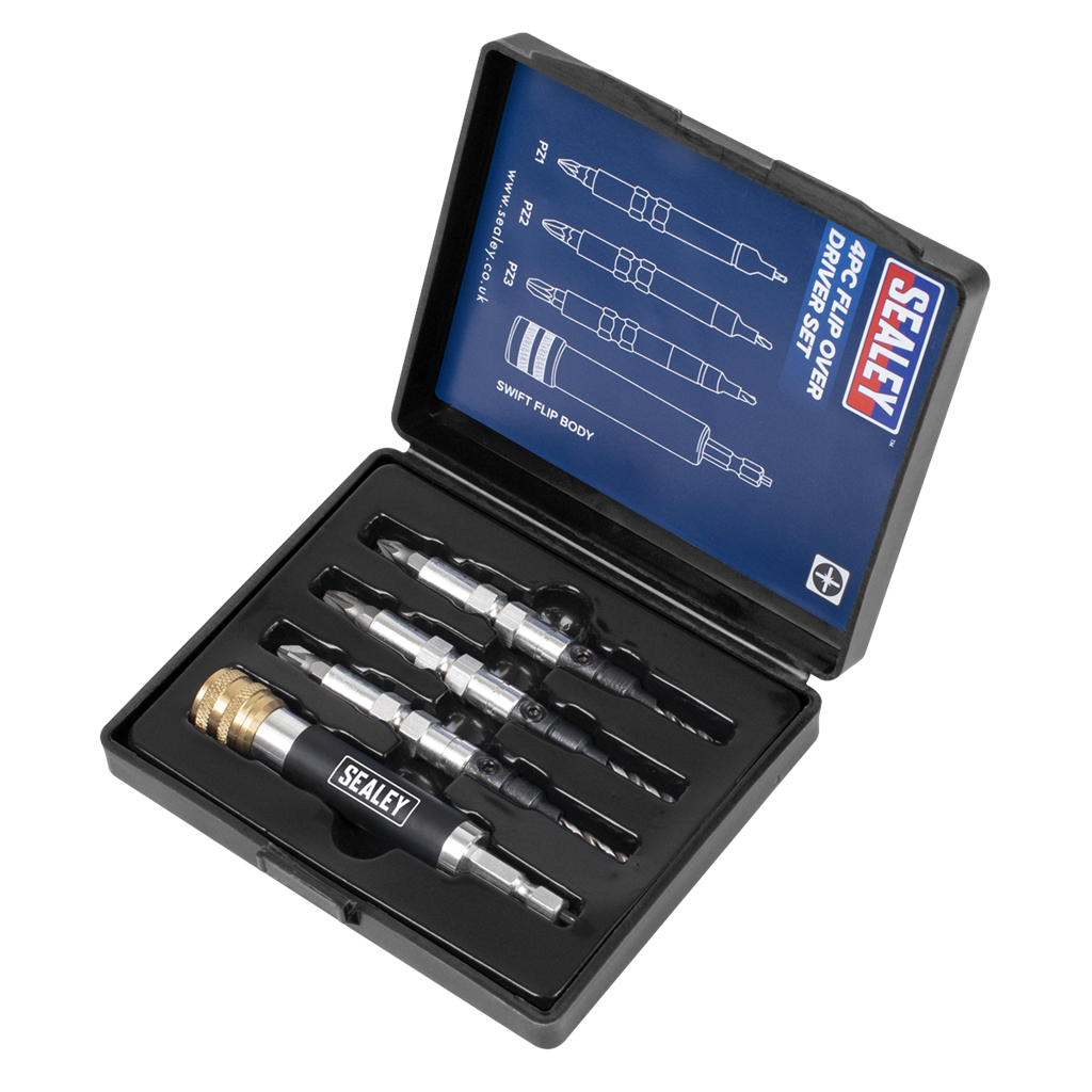 Flip-Over Drill/Driver Set 4pc