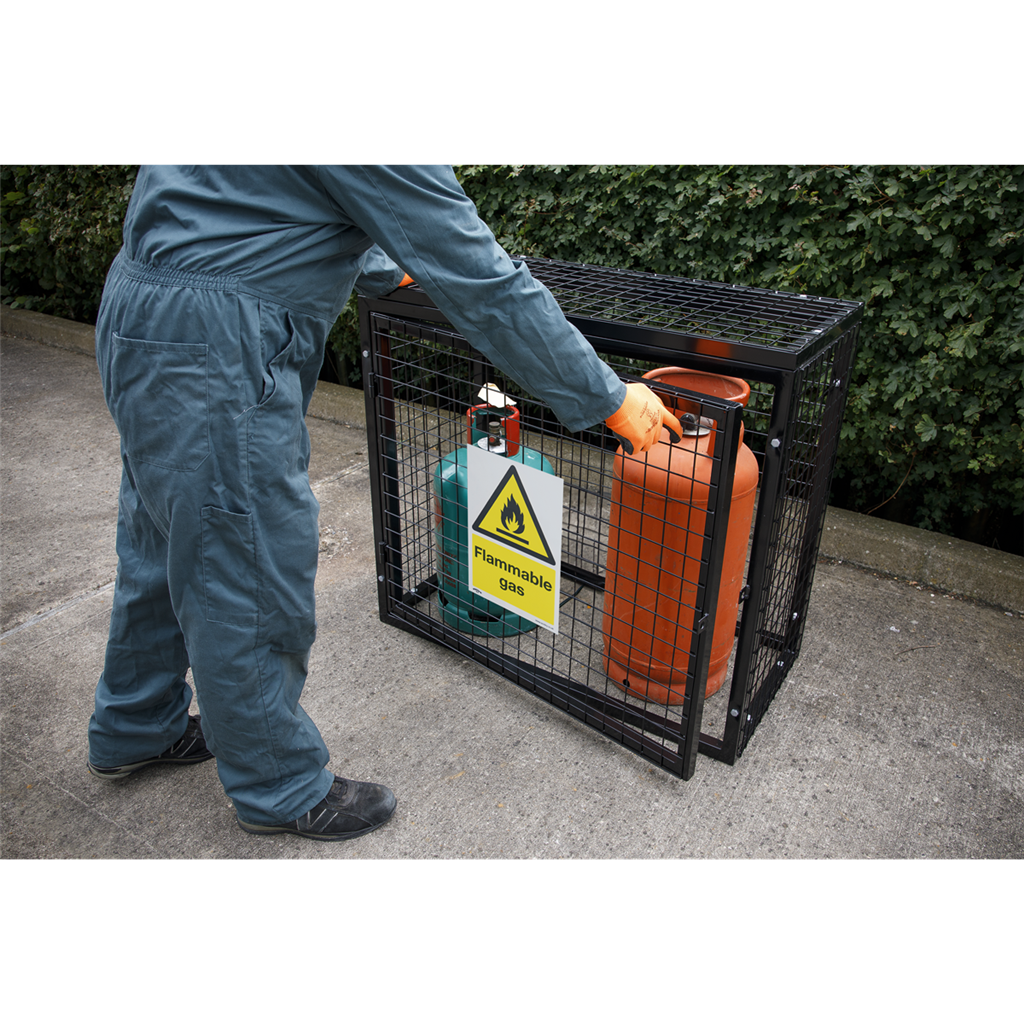 Worksafe&#174; Flammable Gas Safety Sign - Rigid Plastic