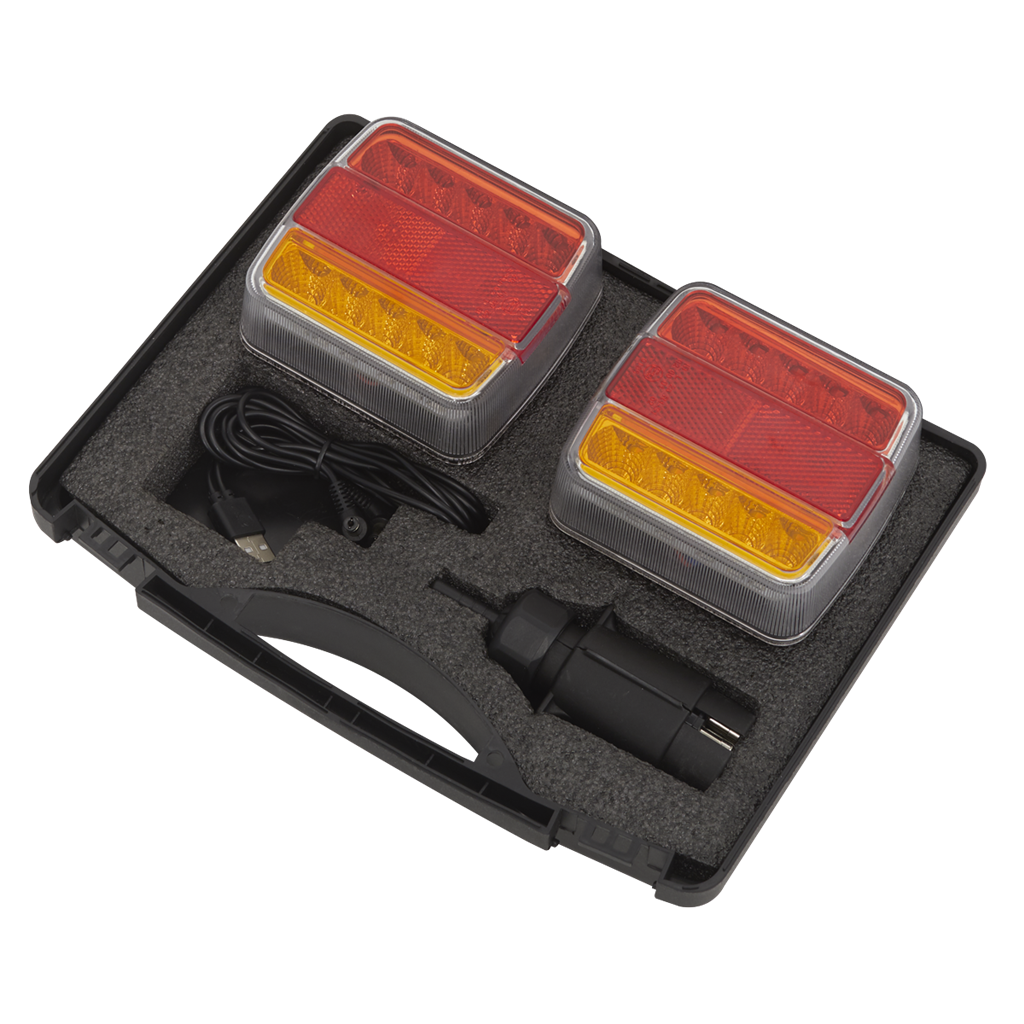 Wireless SMD LED Rear Trailer Light Set 2pc