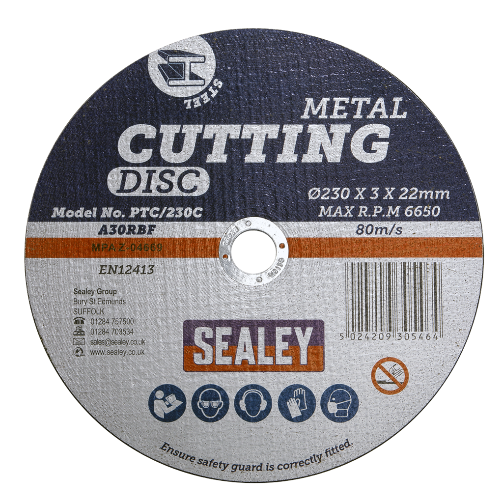 230 x 3mm Cutting Disc 22mm Bore