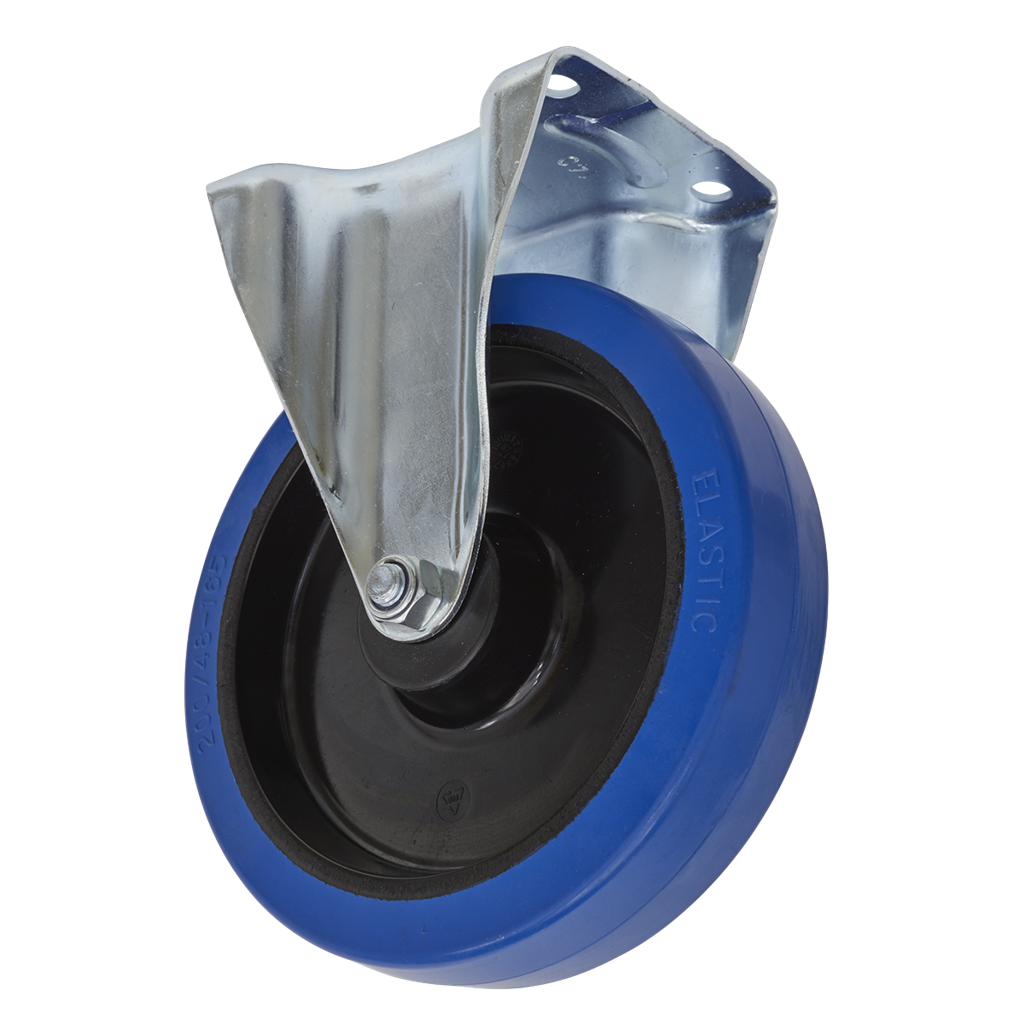 200mm Castor Wheel with Fixed Plate