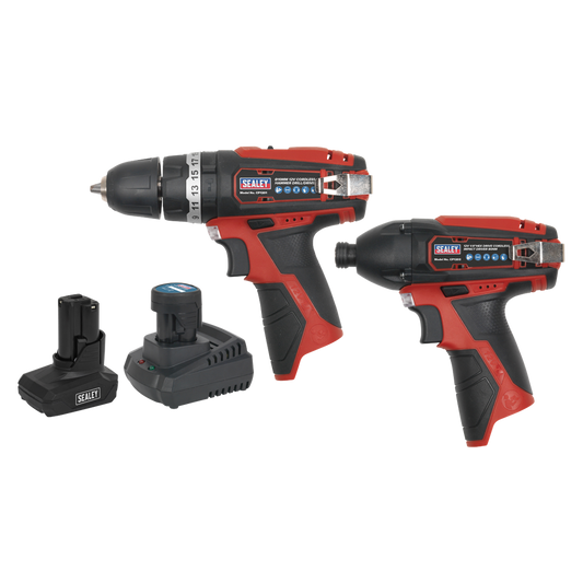 2 x SV12 Series Cordless Power Tool Kit 12V - 2 Batteries