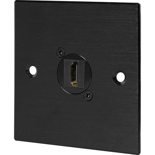 1 x HDMI Feedthrough Wall Plate Metal