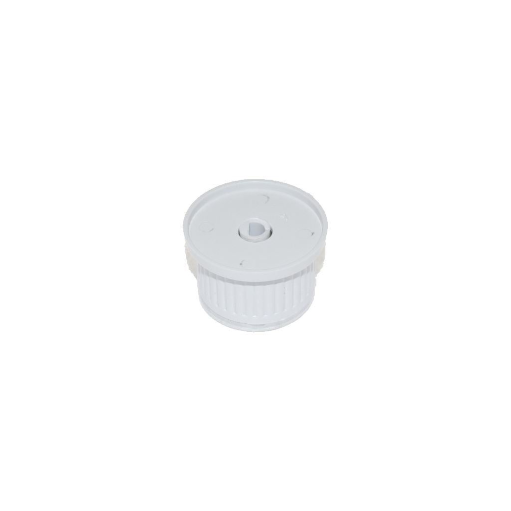 Universal Oven Cooker Hob Knob Dial Pack of 4 White/Silver by Ufixt