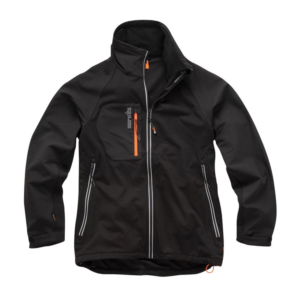 Scruffs Trade Flex Softshell Jacket Black - XL