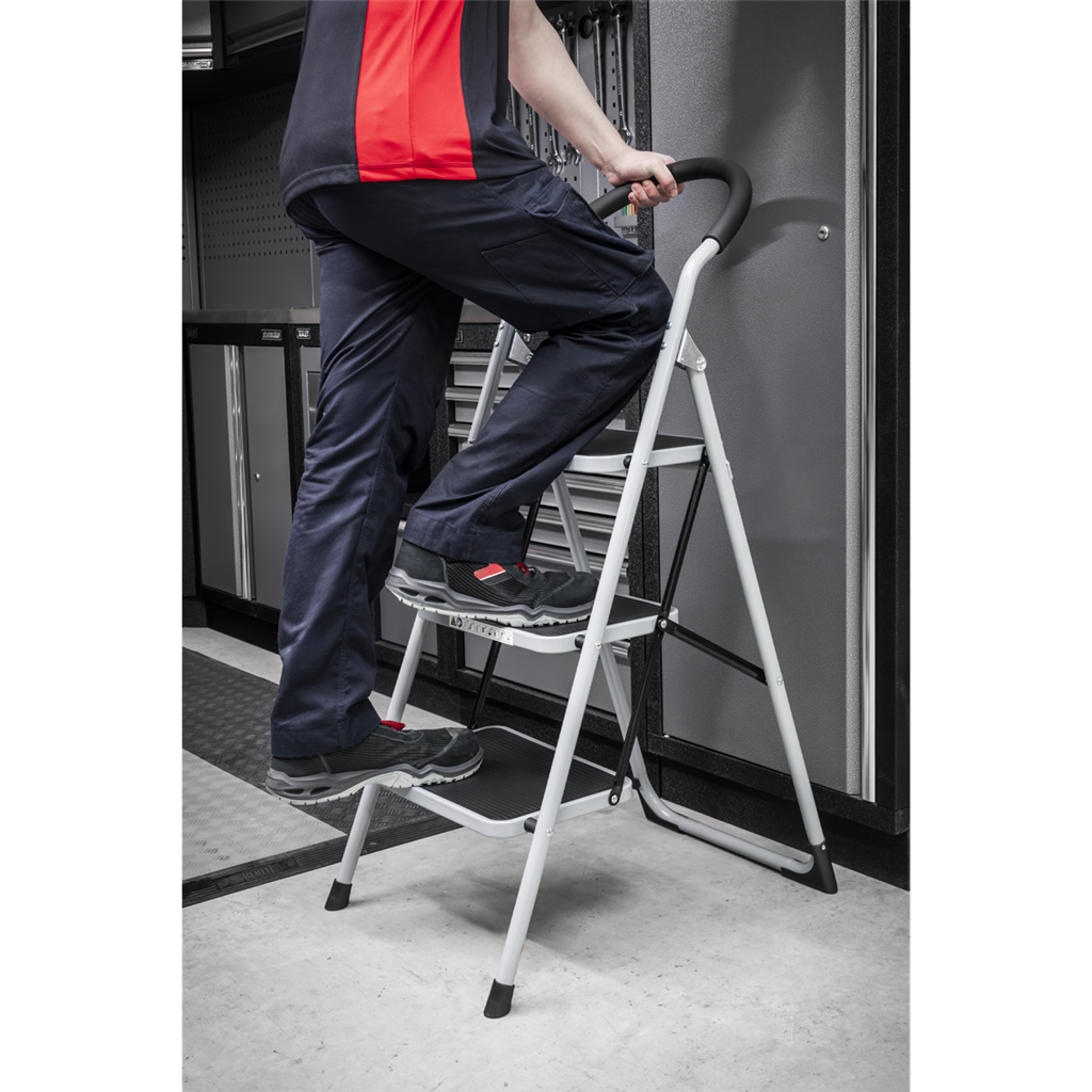 3-Tread Step Stool 150kg Capacity - EN 14183
