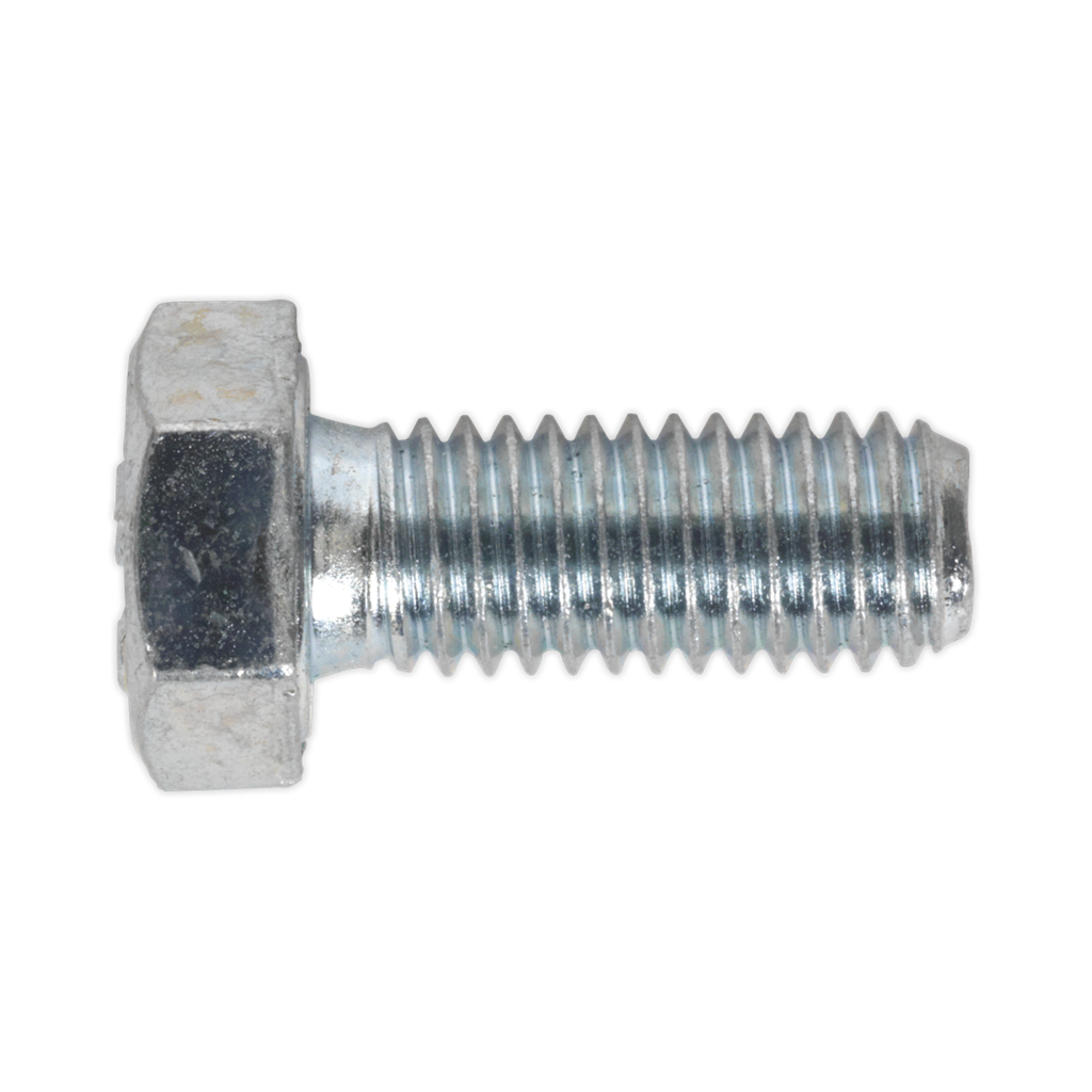 8.8 Zinc Plated HT Setscrew M8 x 20mm, DIN 933 - Pack of 50