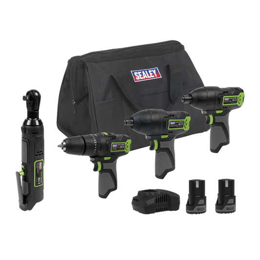 4 x 10.8V SV10.8 Series Cordless Combo Kit - 2 Batteries