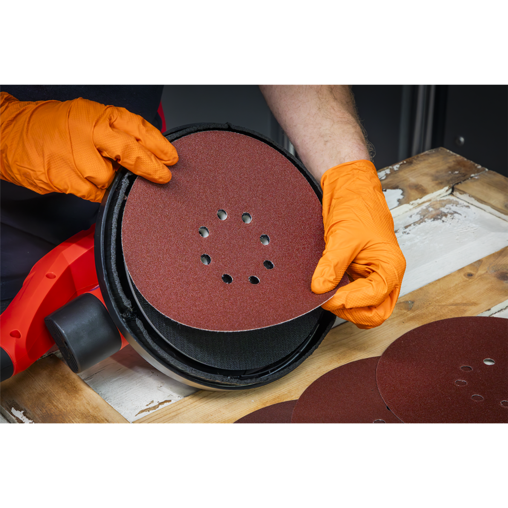 225mm Hook-and-Loop Sanding Disc Set 5pc