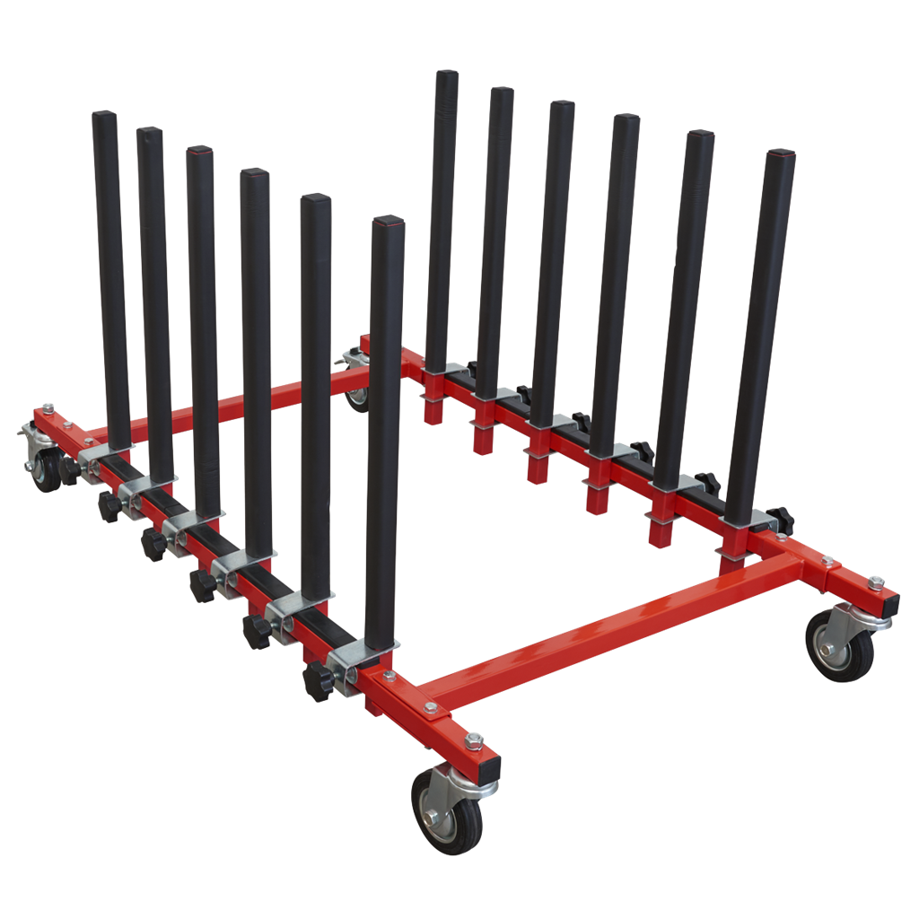 5 Panel Mobile Storage Rack