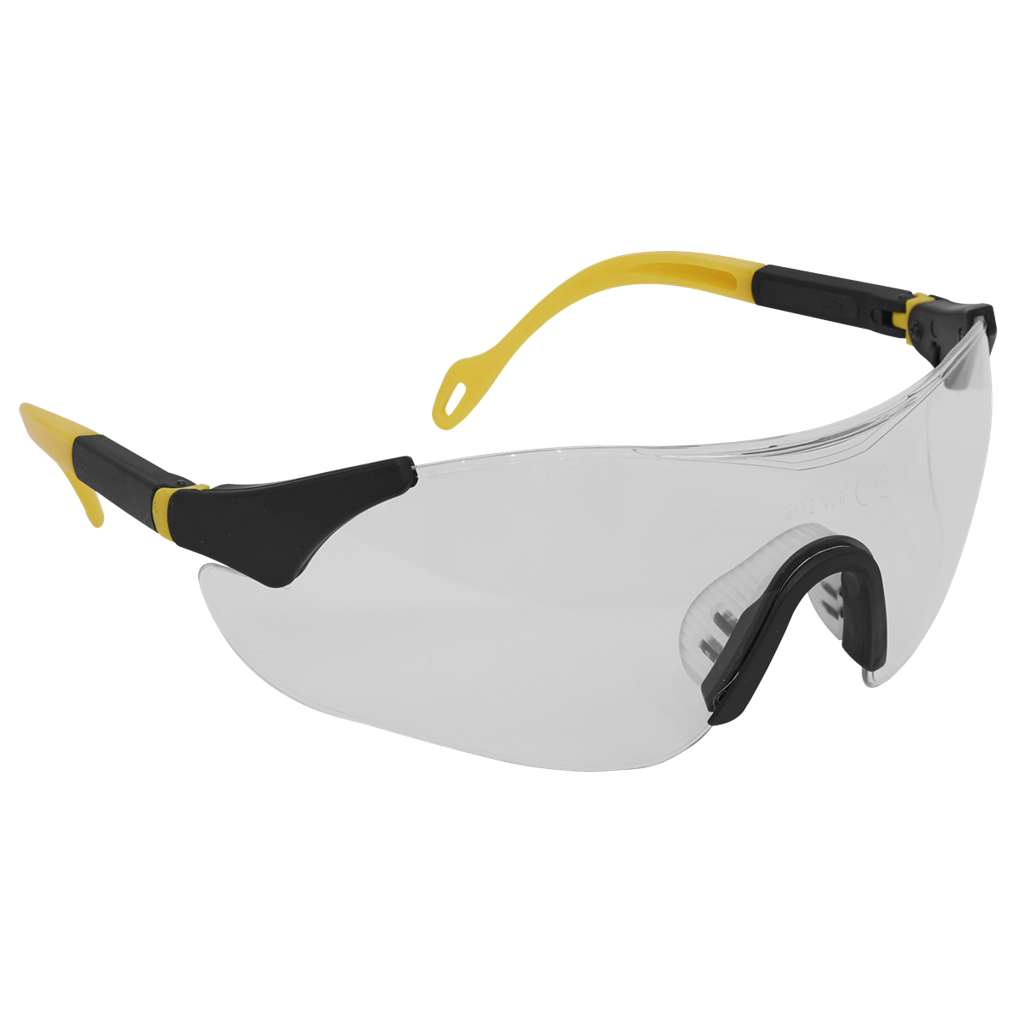 Worksafe&#174; Sports Style Clear Safety Glasses with Adjustable Arms