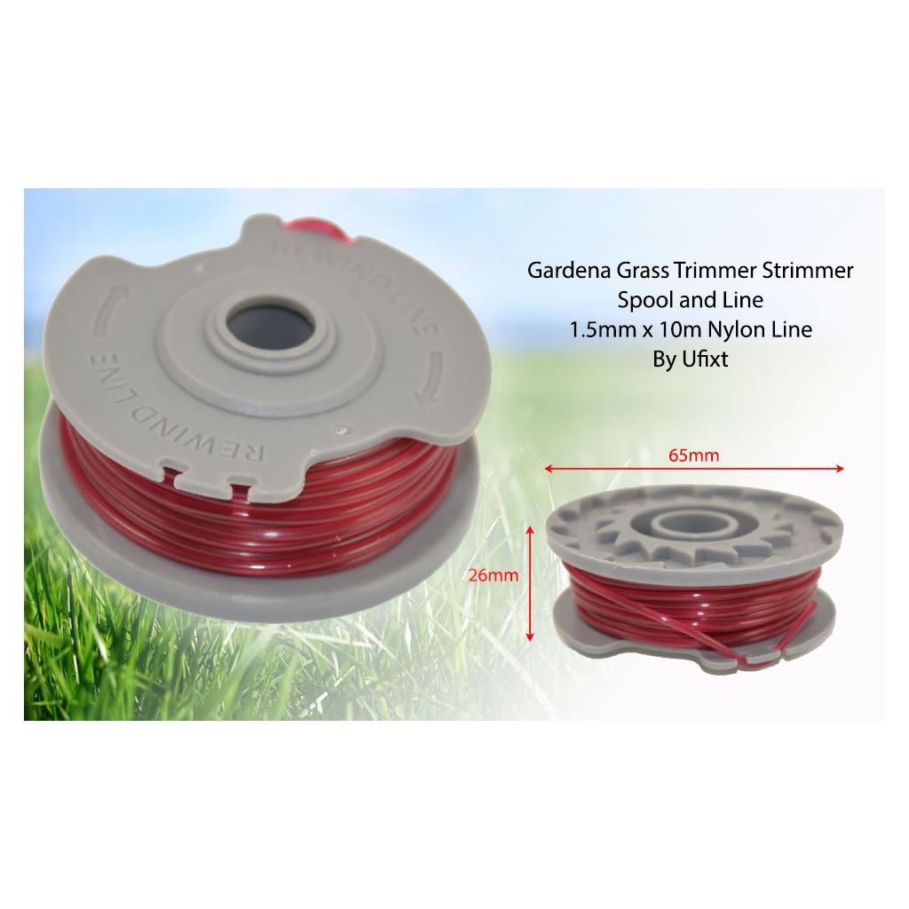 Gardena-Compatible Strimmer Spool & Line 1.5mm x 10m - Replacement for 05306-20