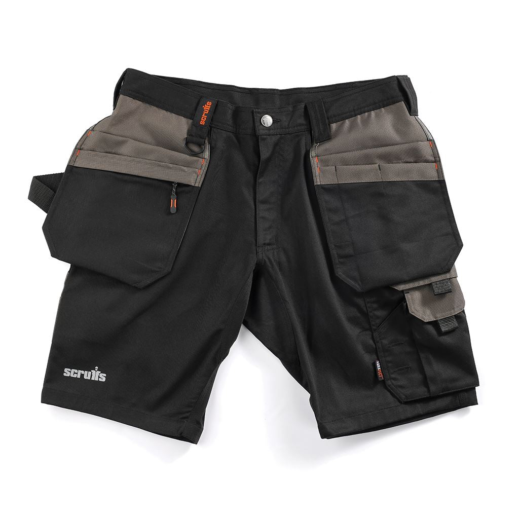 Scruffs Worker Plus Holster Shorts Black - 34