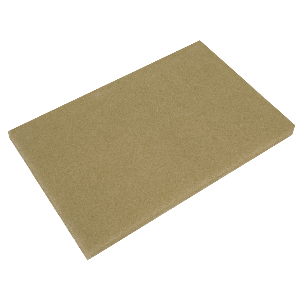 Worksafe&#174; Tan Buffer Pads 12 x 18 x 1" - Pack of 5