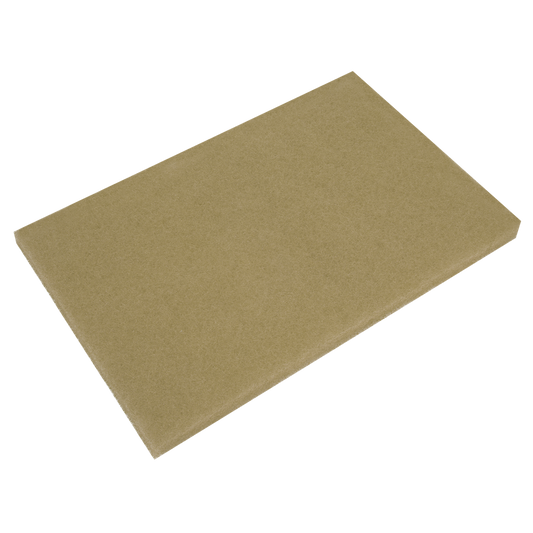 Worksafe&#174; Tan Buffer Pads 12 x 18 x 1" - Pack of 5