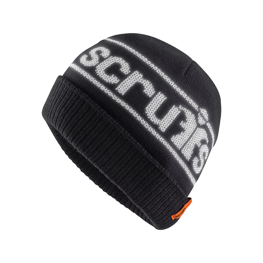 Scruffs Trade Reflective Beanie Black - One Size