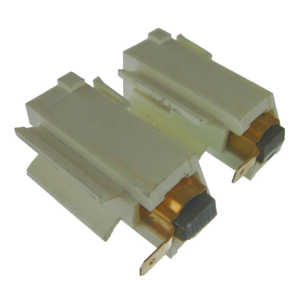 Washing Machine Motor Carbon Brush & Holder Set - Pack of 2 | Compatible Replacement by Ufixt