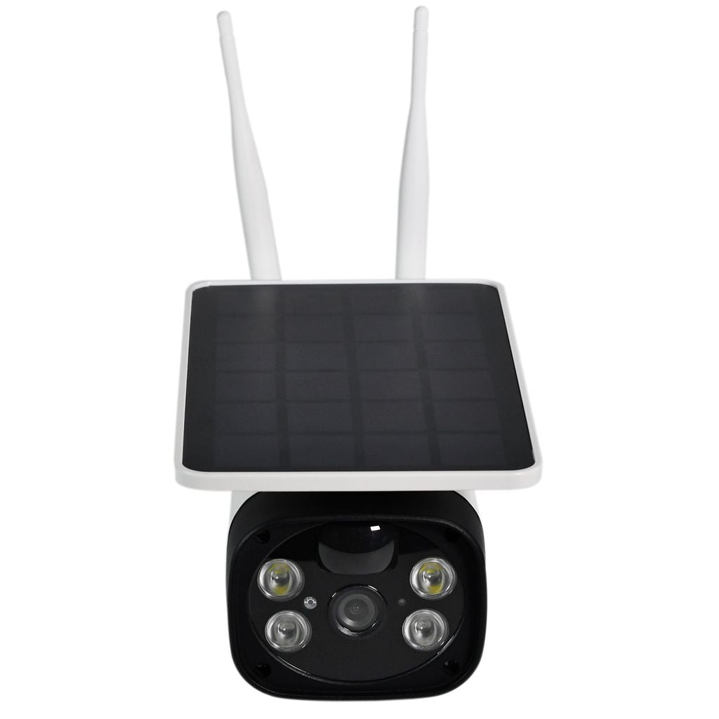 Outdoor WiFi Solar Security Camera with LEDs