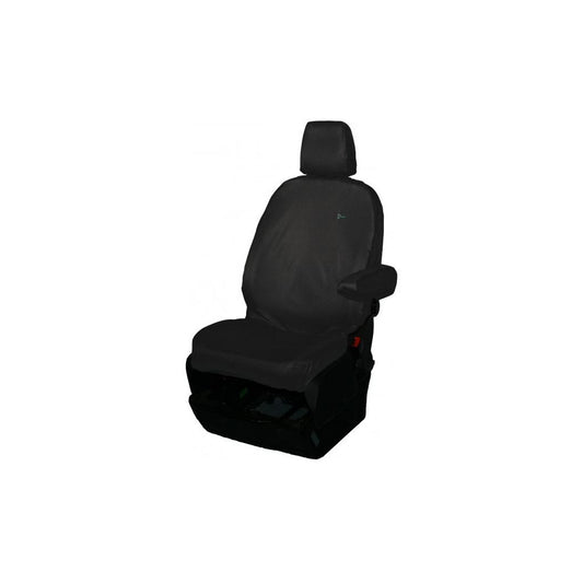 Van Seat Cover - Single - Black - Ford Transit Chassis Cab/Tipper 2013/63 Onwards