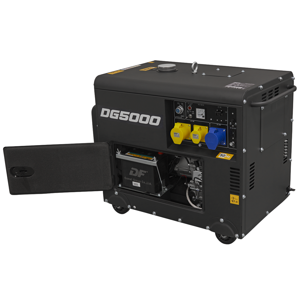 5000W Generator 4-Stroke Engine 110/230V