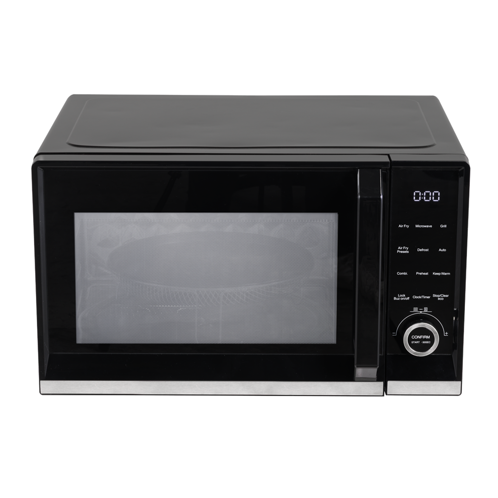 Baridi 7-in-1 Air Fryer Microwave & Grill, 28L Capacity - Black