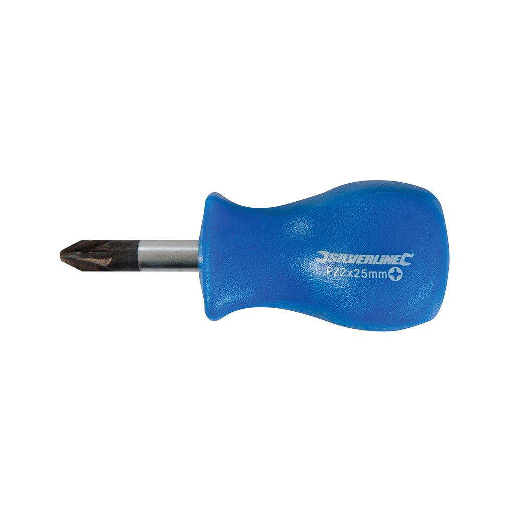 Silverline Stubby Screwdriver - PZ2 x 25mm