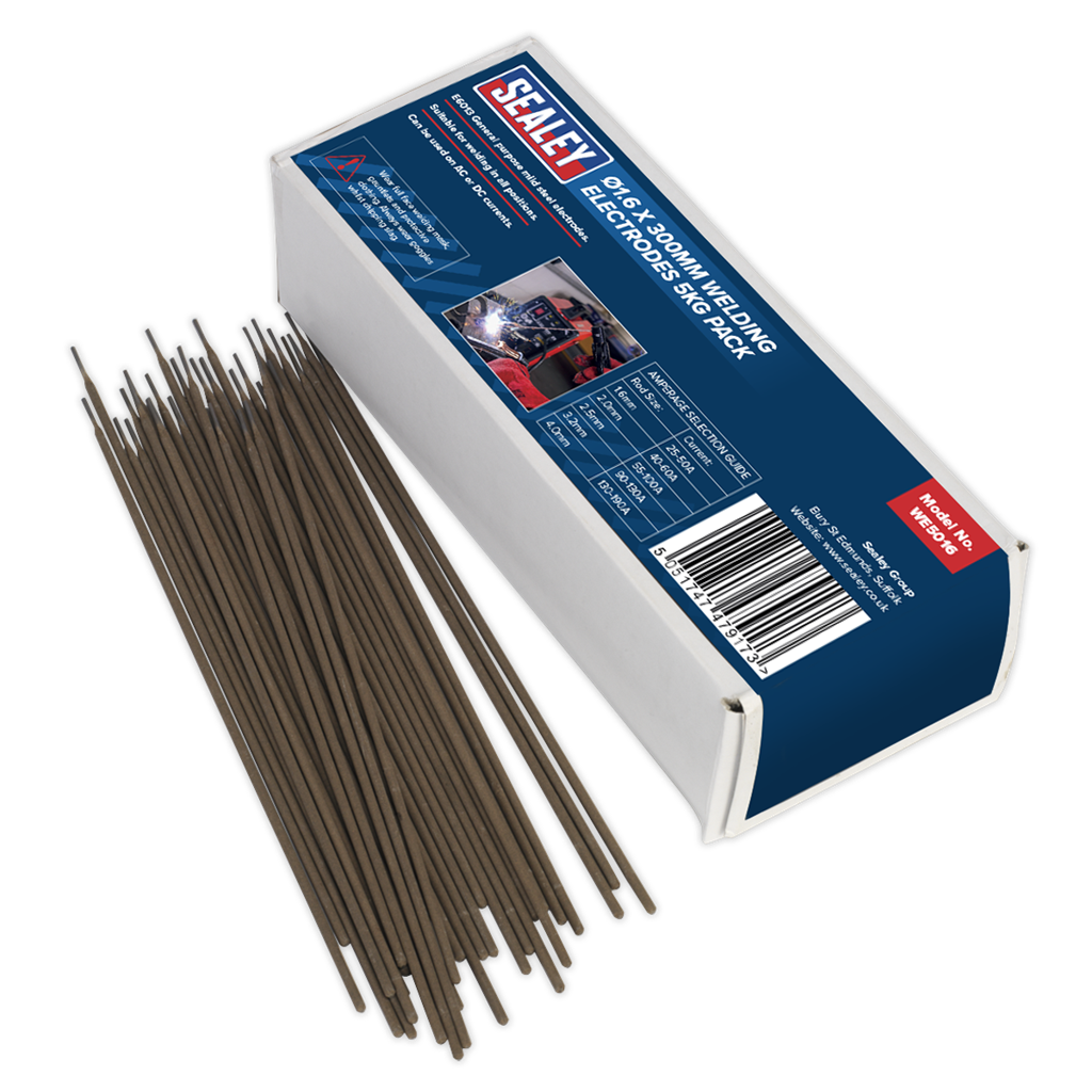 Welding Electrodes 1.6 x 300mm - 5kg Pack